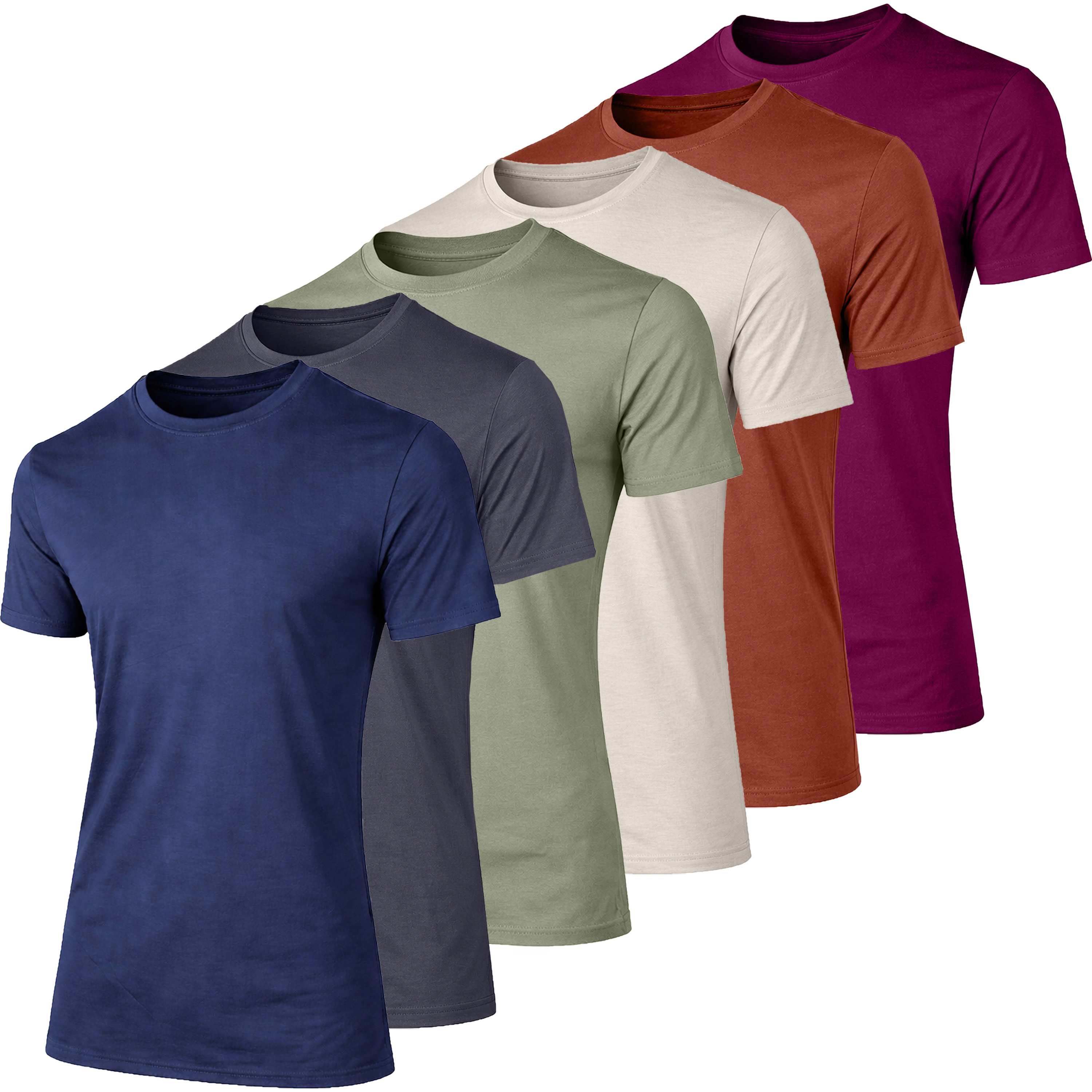6Pk Mens S/S Fashion Rayon Tees - Gallery 15