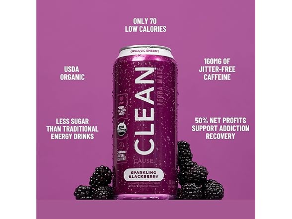 12PK CLEAN Cause Low Calorie Variety Pack Yerba Mate