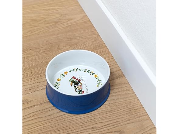 Fringe Studio EAT, Sleep, NAP Navy Small Pet Bowl