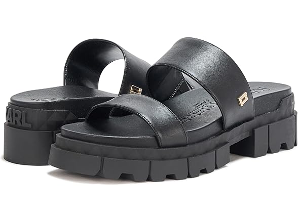KARL LAGERFELD Women's Lacara Platform Sandal