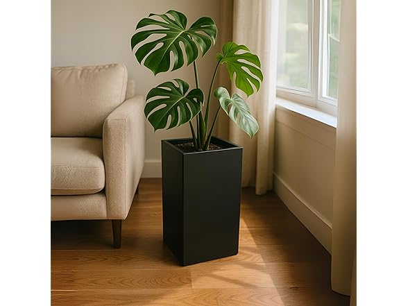 LeisureMod Bloom Rectangular Planter – 20 or 24"