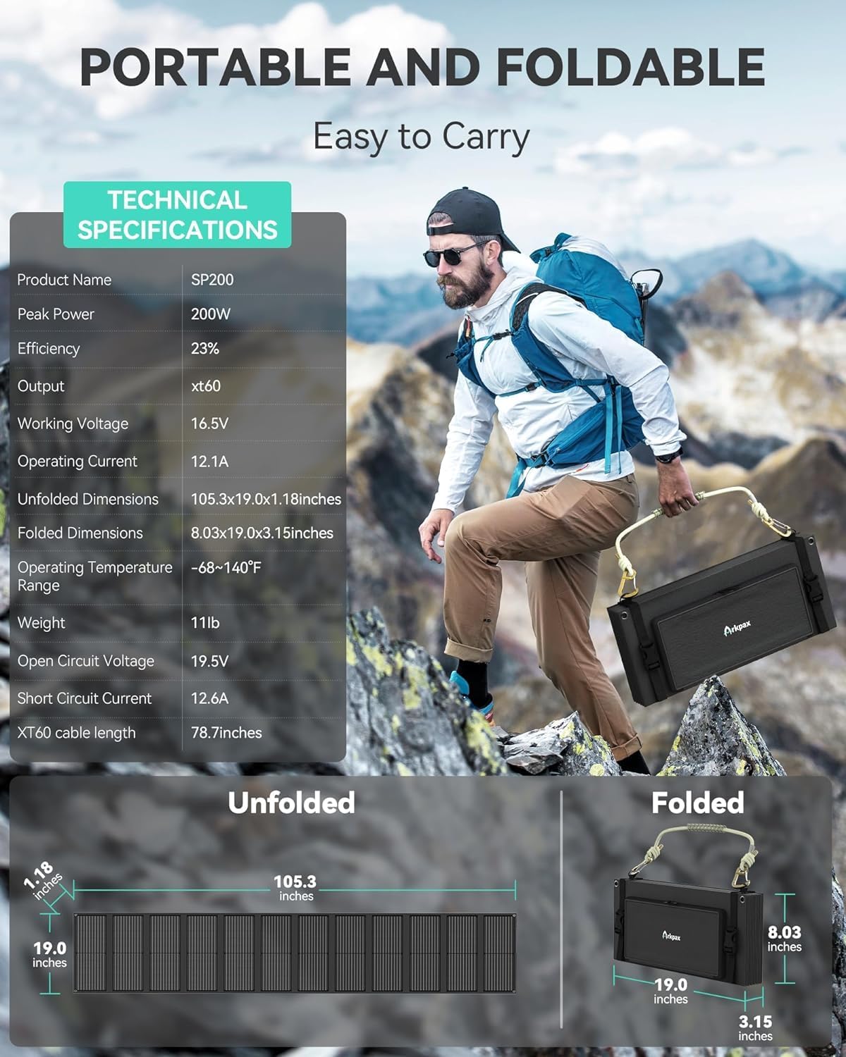 Arkpax IP67 Waterproof Portable Power Station Bundle - Gallery 12