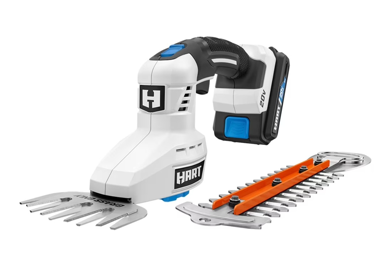 HART 20 Volt Shear/Shrubber Kit, (1) 2.0Ah Lithium-Ion Battery - Gallery 8