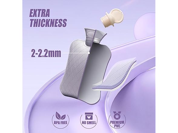 FORICOM Hot Water Bottle | 2L