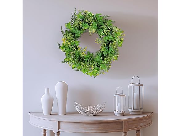 National Tree Company 24" Artificial Spring Wreath with Ivy