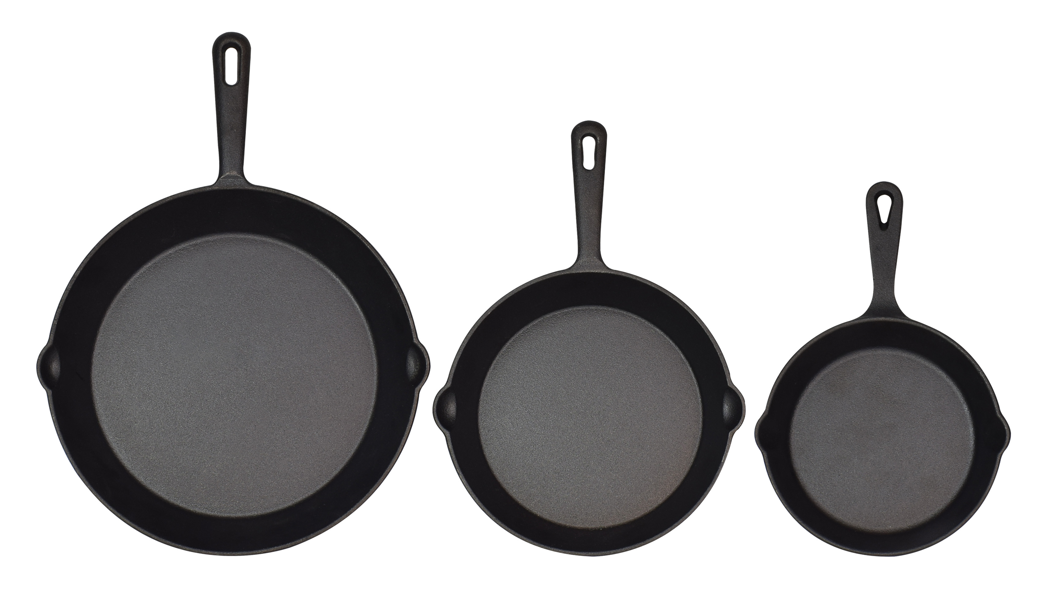 Jim Beam Cast Iron Skillets (Set of 3) - Gallery 5