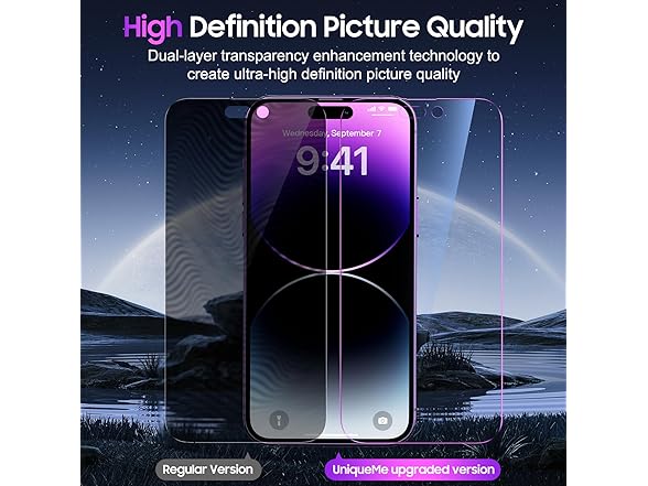 UniqueMe for iPhone 14 Pro Max Privacy