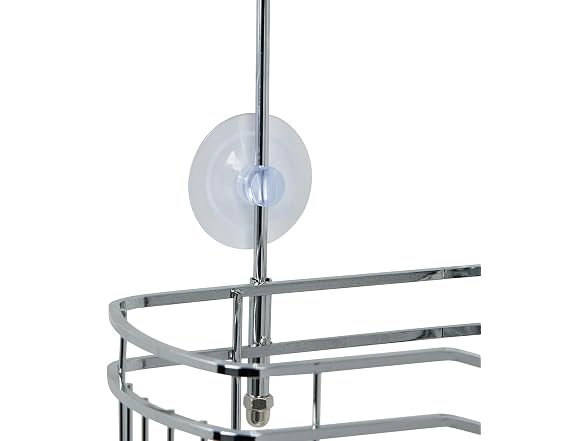 Bath Bliss Ultimate Adhesive Shower Caddy in Chrome