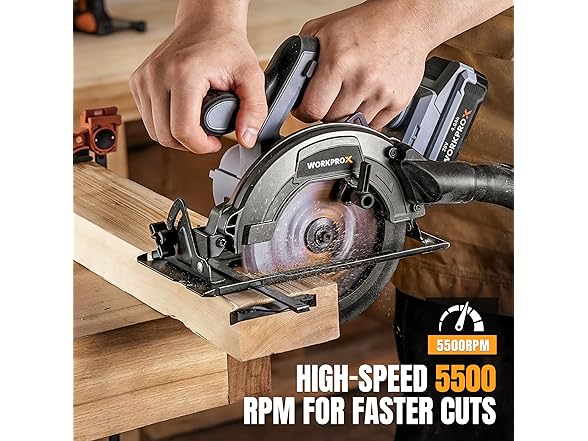 WORKPROX 20V 6-1/2 Circular Saw