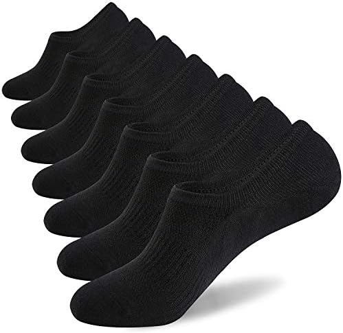 Men's No Show Cotton Socks 7 Pairs