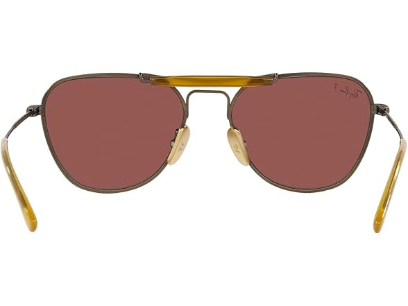 Ray-Ban Unisex RB8064 Titanium Aviator Sunglasses
