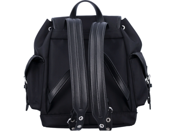 Ganni Bucky Nylon Backpack Black