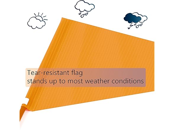Trademark Innovations Bicycle Safety Flag 5'