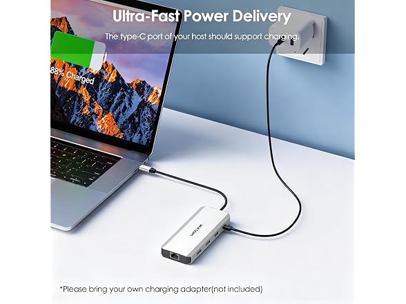 WAVLINK Triple Monitor Docking Station