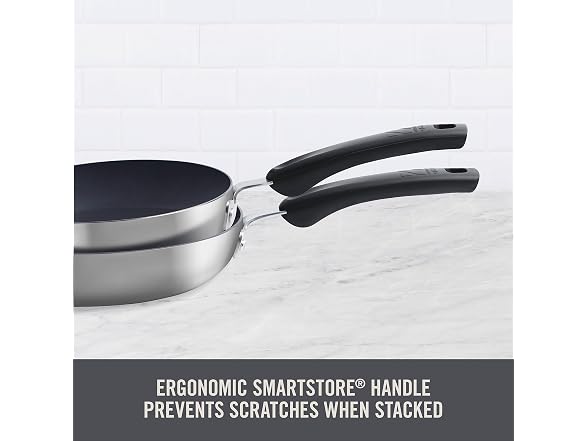 Zakarian by Dash Nonstick Stainless Steel Fry Pan Set