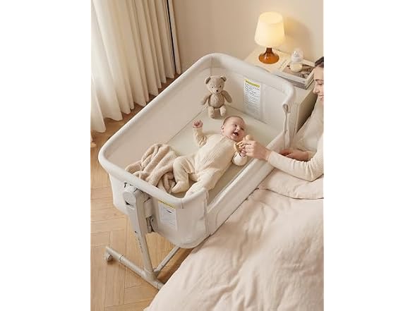 ONTHEWEI 3 in 1 Baby Bassinet Bedside Sleeper