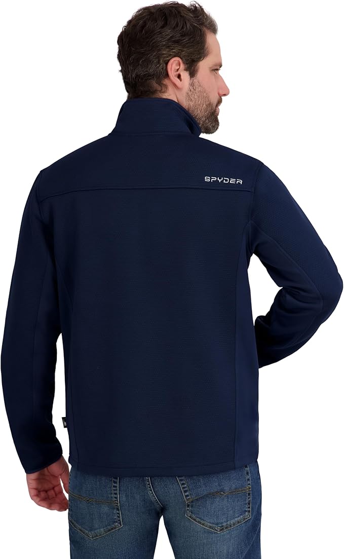 Spyder Mens Encore Fleece Zip Up Jacket (S) - Gallery 5