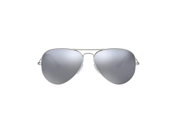 Matte Silver/Polarized Dark Grey Mirror