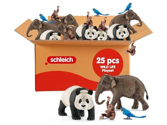 Schleich Wild Life - 25 PC Wild Animal Playset