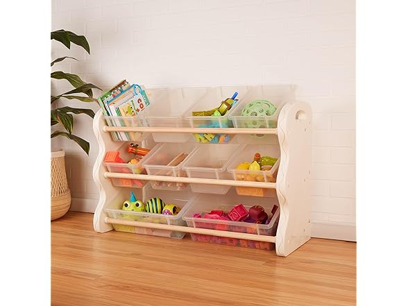 B. toys – Toys Storage Organizer – 10 Stackable Toy Bins