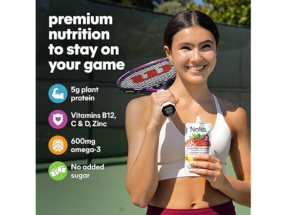 12PK Noka Superfood Fruit Smoothie Pouches
