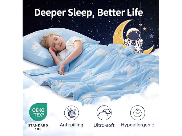 Dream Valley Cooling Kids Blanket Set