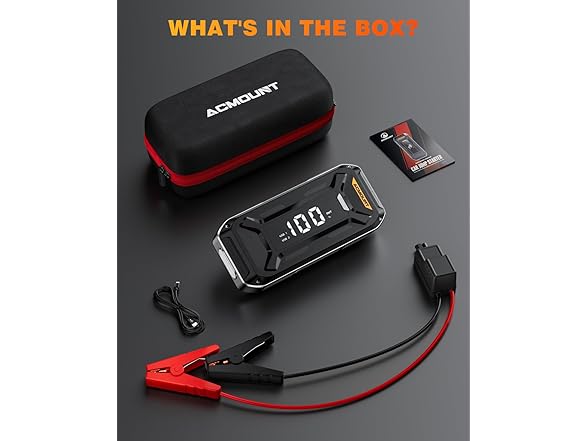Acomount Portable Jump Starter