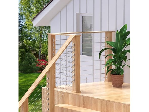 BLIKA 15 Pairs 1/8" Cable Railing Kit