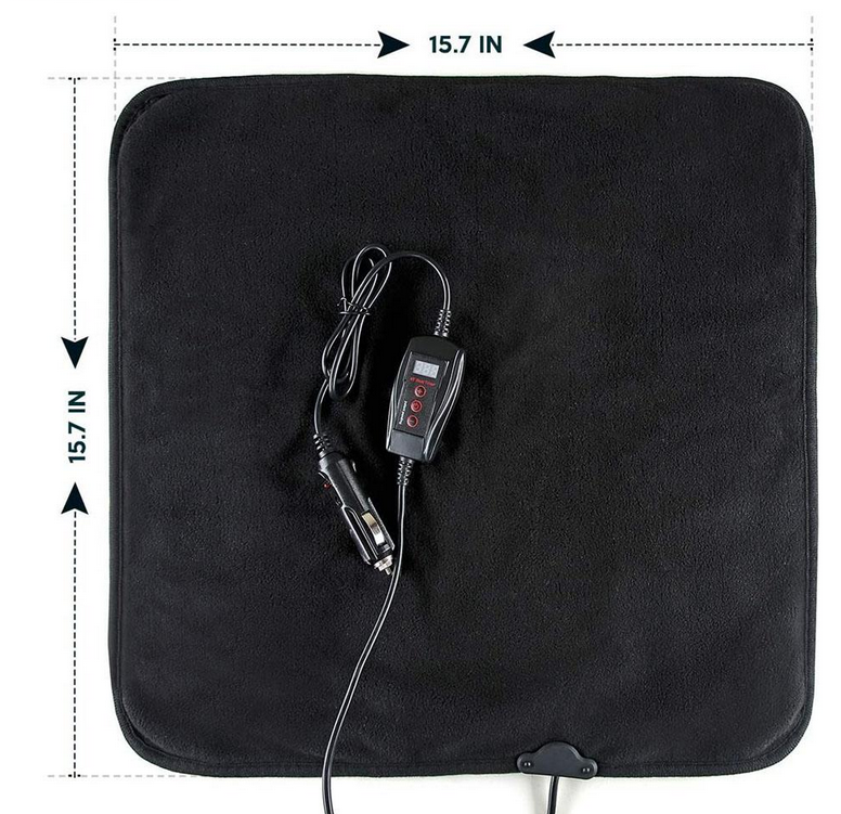 Zone Tech SE0072 Mini Heated Travel Pad 12V - Gallery 8