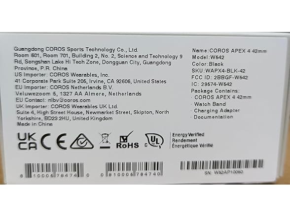 COROS APEX 4 (42mm) Watch - Black