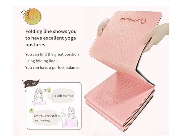 Primasole TPE Folding yoga mat