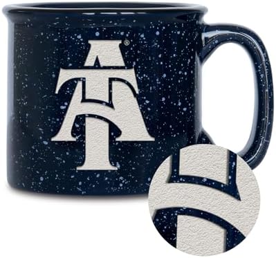 Rico Industries NCAA North Carolina A&T Aggies Speckle 12oz Laser Engraved Campfire Mug
