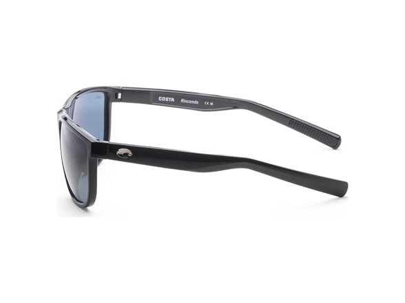 CDM Mens 61mm Black Polarized Sunglasses