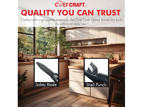 Chef Craft Safety Oyster Knife