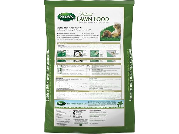 Scotts Natural Lawn Food, Lawn Fertilizer