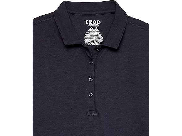 IZOD Girls Uniform Polo Shirt