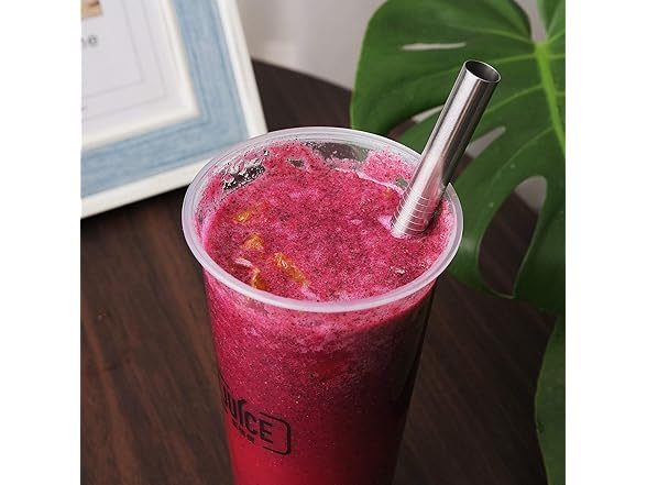 8 Pack Reusable Boba Straw Set