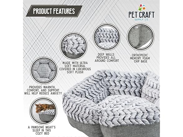 Pet Craft Supply Soho Round Cat Bed