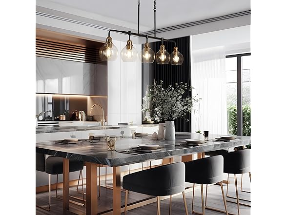 KSANA Chandeliers for Dining Room, 5 Light