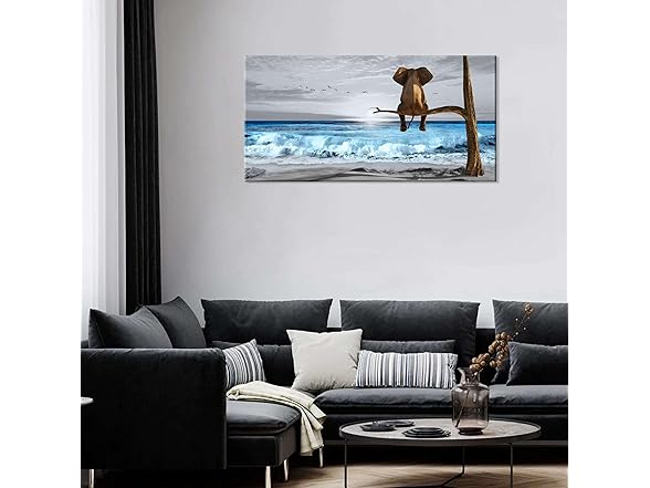 VAGAOA Elephant Wall Art