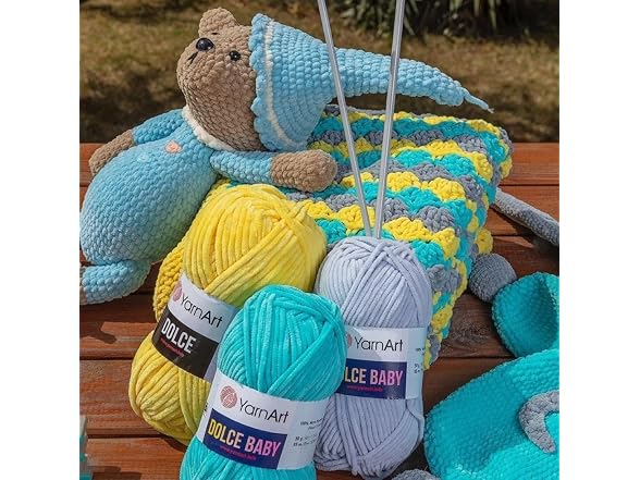 YarnArt Dolce Baby – Soft Chenille Velvet, 752