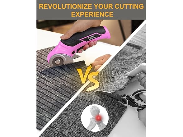 AMZBUY Cordless Electric Scissors -Choose Color