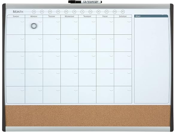 Quartet Magnetic Combination Calendar Board