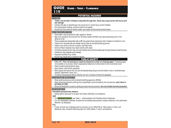 Emergency Response Guidebook