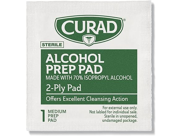 Curad Alcohol Prep Pads 200ct