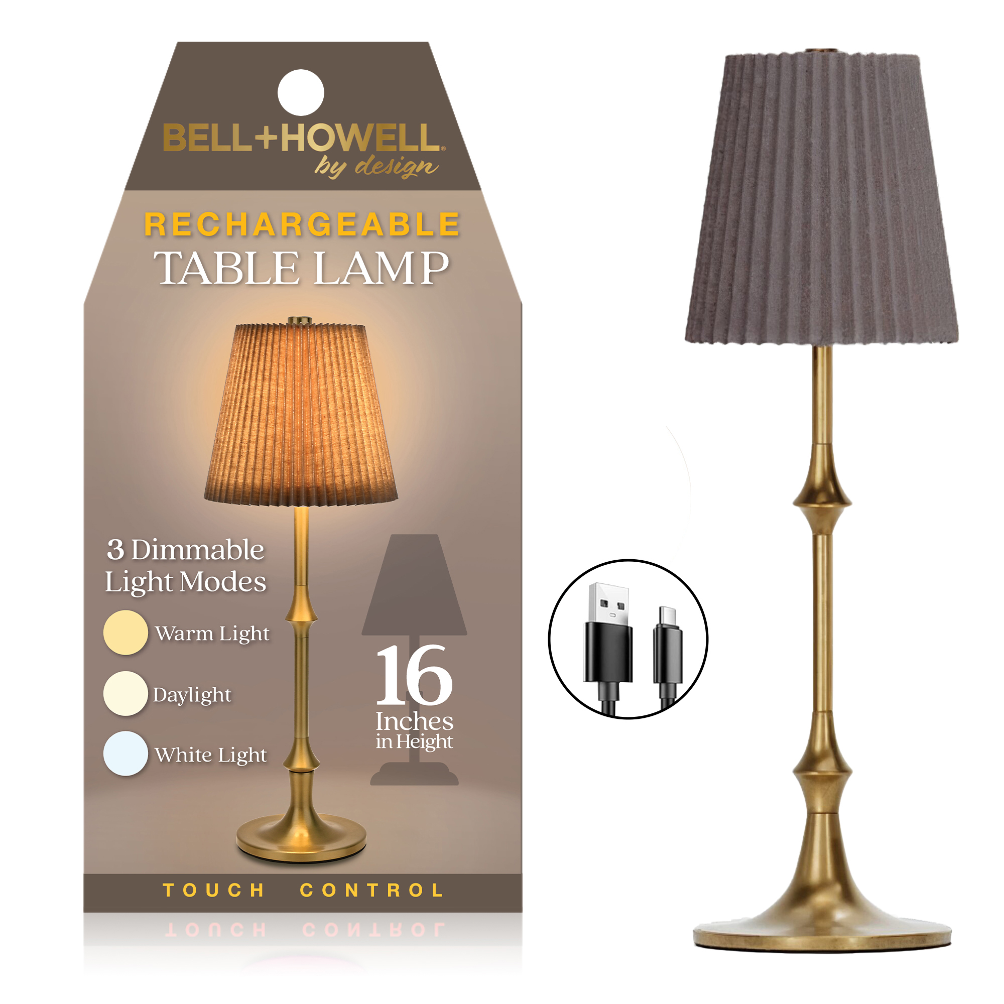 Bell+Howell Pleated Shade Lamp - Gallery 15
