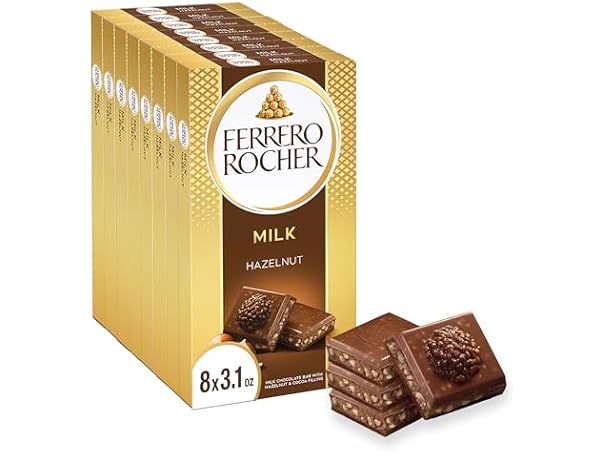 $16.99, Was $33.28, 48% Off! Ferrero Rocher Milk Choc Hazelnut Bar 3oz dealfomo