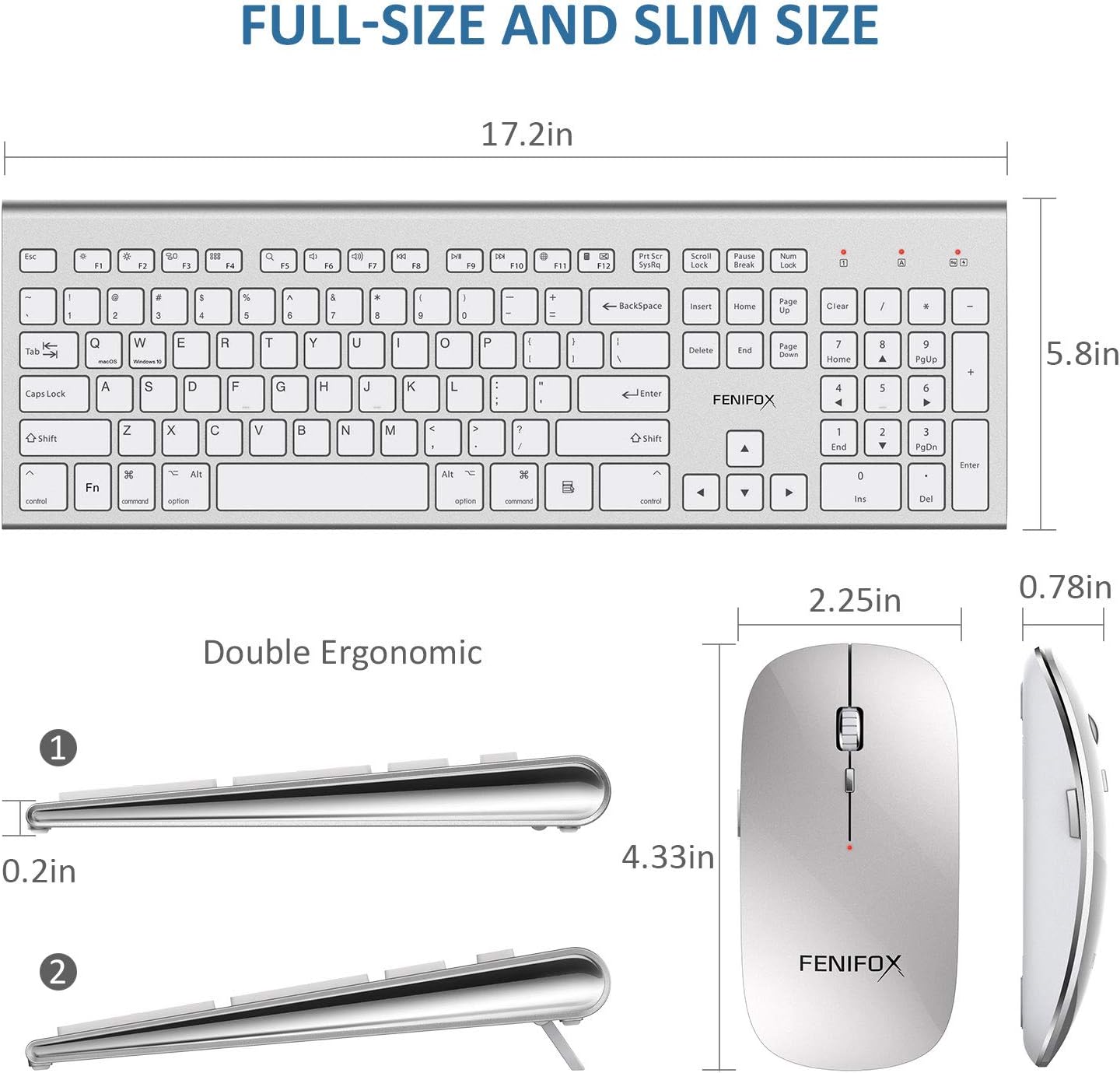 Wireless Keyboard & Mouse Dual System - Gallery 7