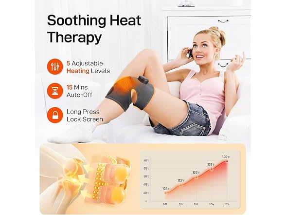 Cordless Knee Massager with Heat