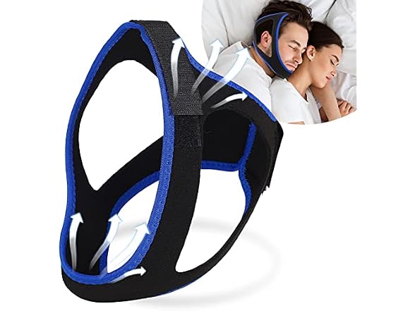 OHALEEP Anti Snoring Chin Strap for Sleep